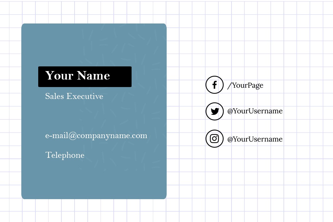 Travel Agency visiting card